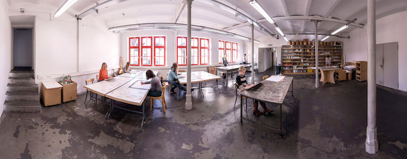Akademie Faber-Castell, Malerwerkstatt, Foto: Jan Rygl