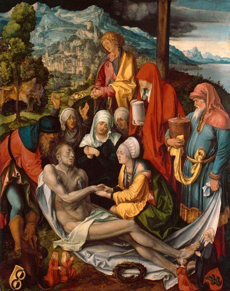 Albrecht Dürer: Beweinung Christi (Glimsche Beweinung), Alte Pinakothek München, Attribution-ShareAlike 4.0 International (CC BY-SA 4.0)
