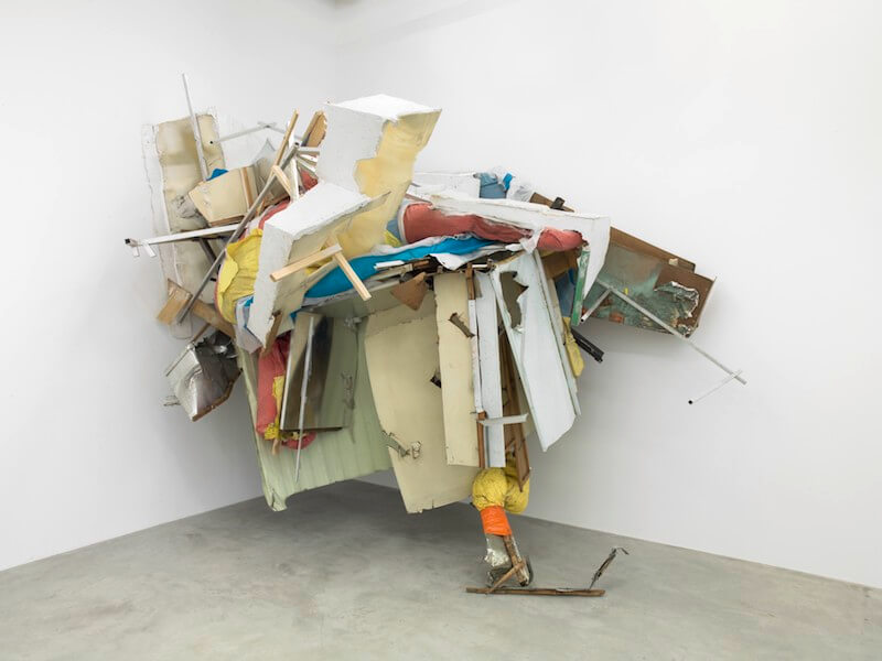 Peter Buggenhout, "On Hold#3", 2015 Installationsansicht Konrad Fischer Galerie, Berlin · © Roman März