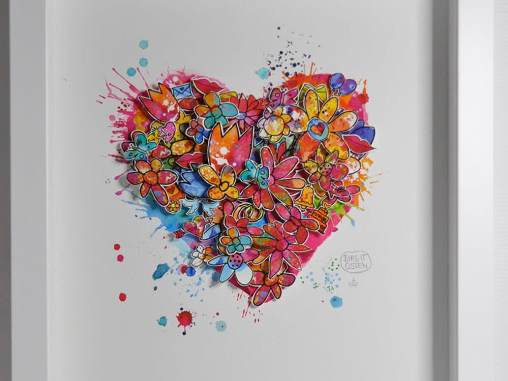 3D CityArt „Forever Love“, © Birgit Osten