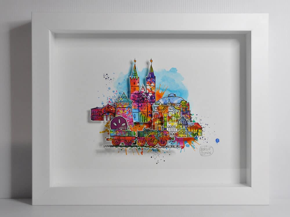3D CityArt „Adler-lok“, © Birgit Osten