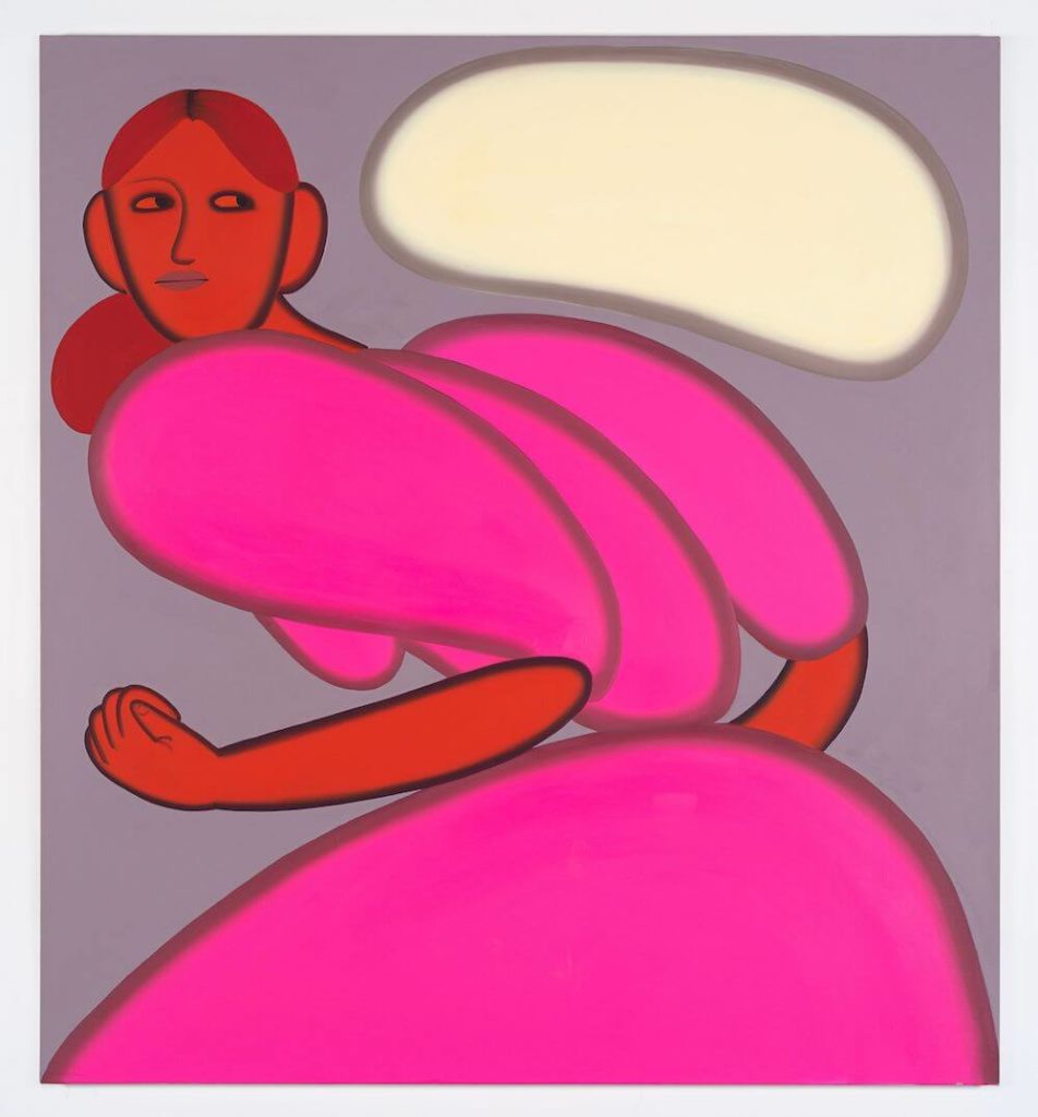 "5:30 P.M.", 2019, Öl auf Leinwand, ca. 180 x 165 cm, Courtesy Soy Capitán, Berlin, Foto: Nick Ash