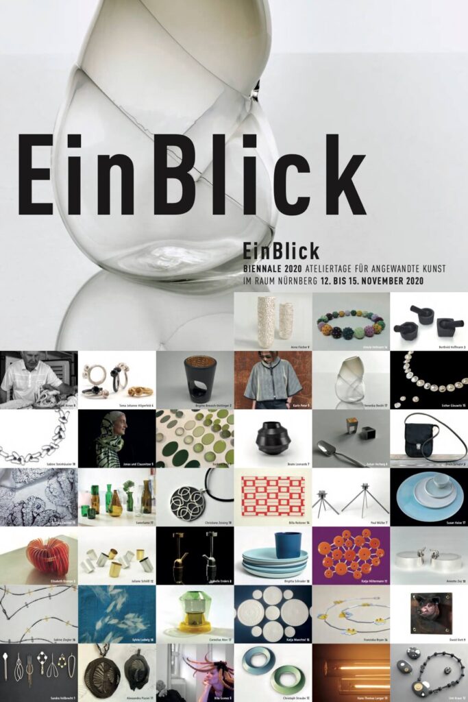 Einblick Biennale 2020, 12. bis 15. November 2020 - Forum für Angewandte Kunst Nürnberg