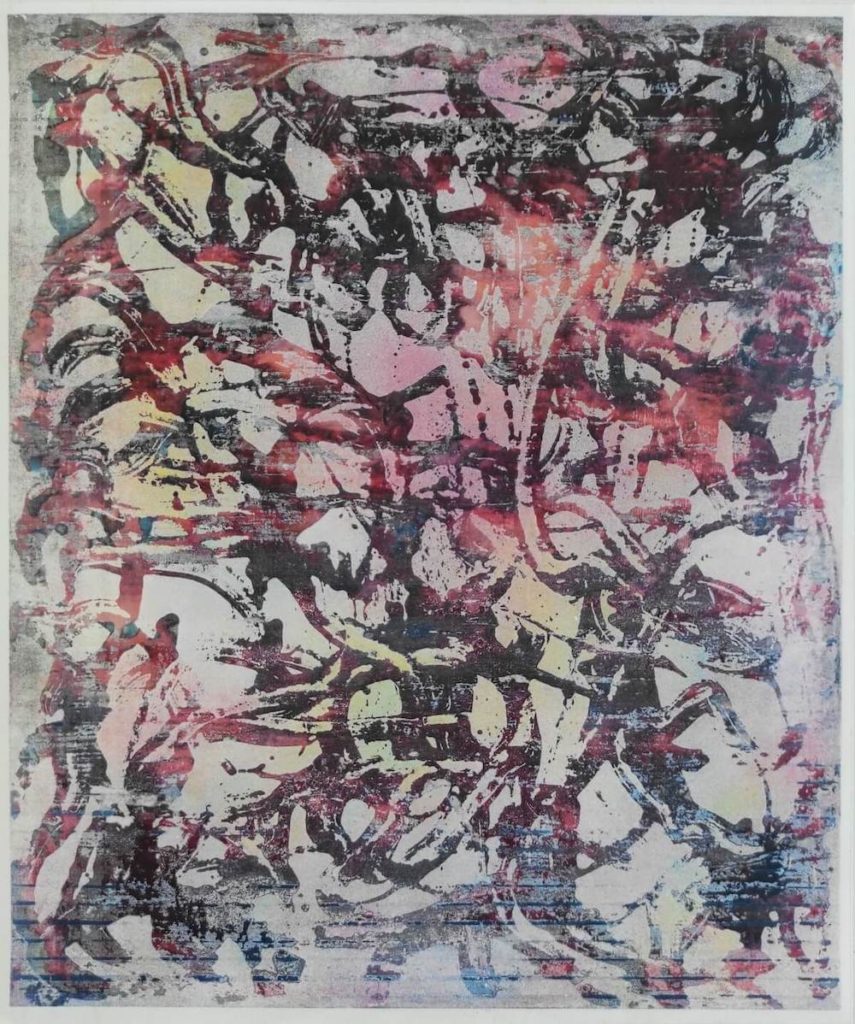 Philipp Zörndlein: o.T., Digitaler Druck auf Metallplatte, 26 x 19 cm