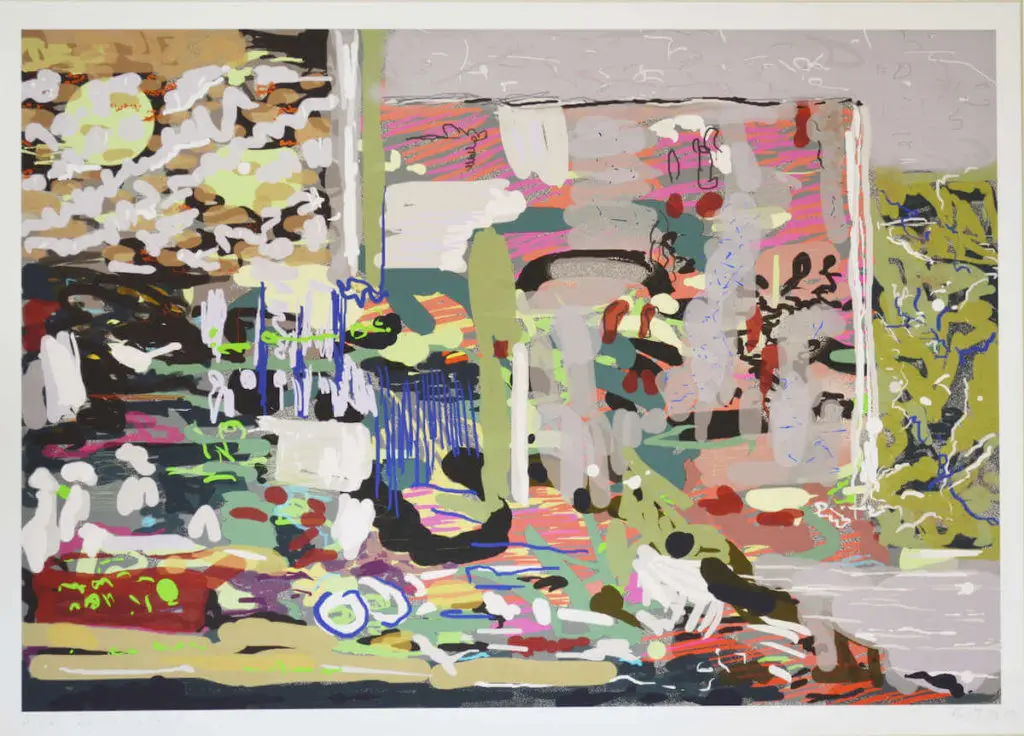 Walter Thaler, Landschaft 1, 2012, Giclee-Print, 58 x 53 cm (Druck), 50 x 65 cm (Papier)