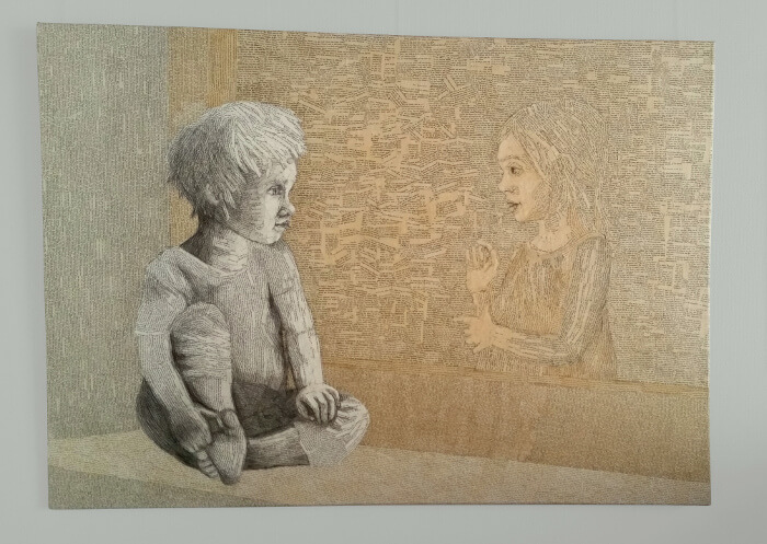 Zwei, 140x100cm, © Dorothea Koch