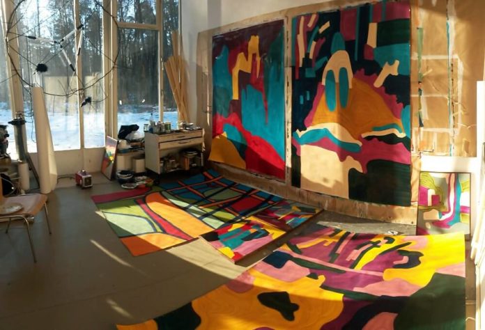 Atelier von Katharina Kiupel in der AdBK Nürnberg