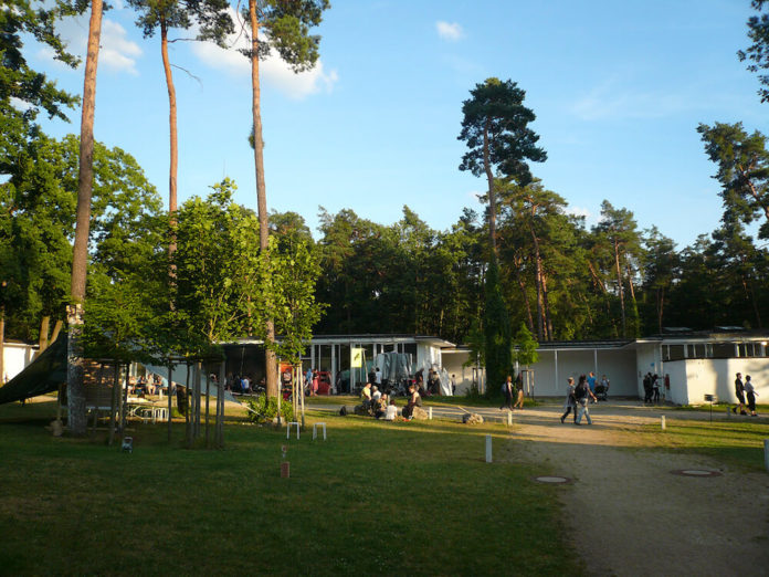 Der Campus der AdBK Nürnberg zur Jahresausstellung 2016, Juli 2016.