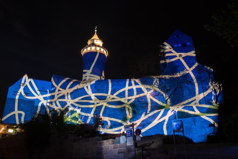 2017 Burgprojektion, Foto: Bing Hong Hsiao