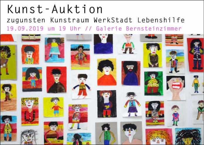 Auktion zugunsten des KUNSTRAUMS der WerkStadt Lebenshilfe im Bernsteinzimmer, 19. September 2019