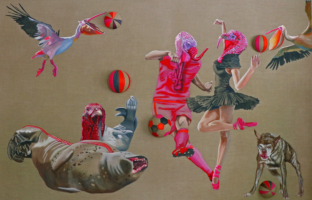 Petra Krischke - Ballare 2019 – Acrylic on canvas – 180 x 280 cm - 18.000,-