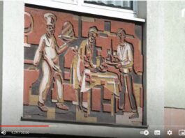 DIE KRATZPUTZKUNST SGRAFFITO KUNST AM BAU IN DEN 50ERN