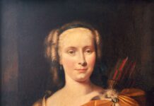 Markus Tuscher – Meister des Barock Markus Tuscher, Diana, Öl auf Leinwand, 71 x 58,5 cm, 1737, Livorno Leihgabe Rotes Schloss Heroldsberg