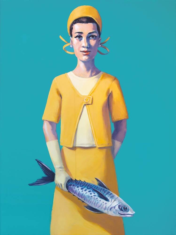 Haute Couture und Stilikonen gemalt von Anton Atzenhofer
