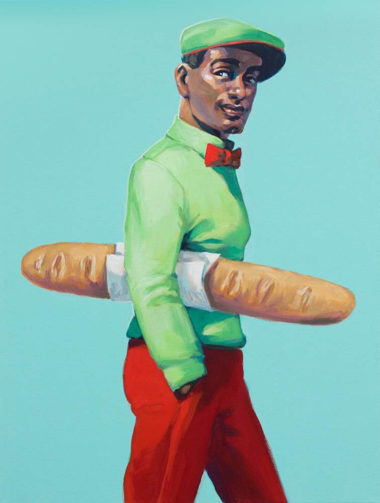 Haute Couture und Stilikonen gemalt von Anton Atzenhofer