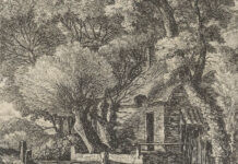 Imaginäre Spaziergänge. Landschaftsgrafik von Bruegel bis Waterloo Antonie Waterloo: Die Wassermühle, 1650er Jahre Radierung 29,3 cm hoch x 23,6 cm breit Germanisches Nationalmuseum, Nürnberg