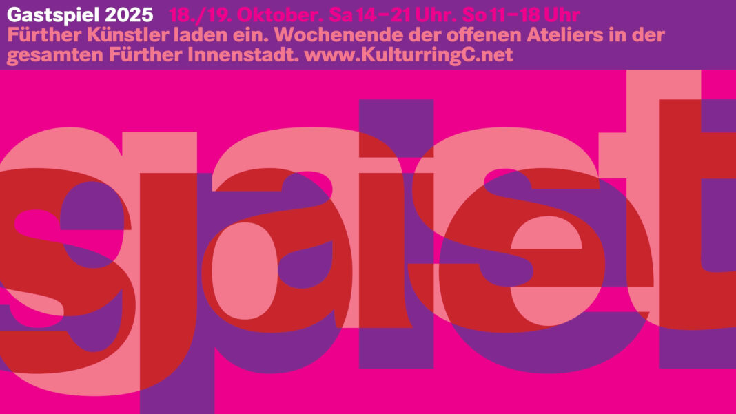 Gastspiel 2025. Das Atelier – Wochenende in Fürth