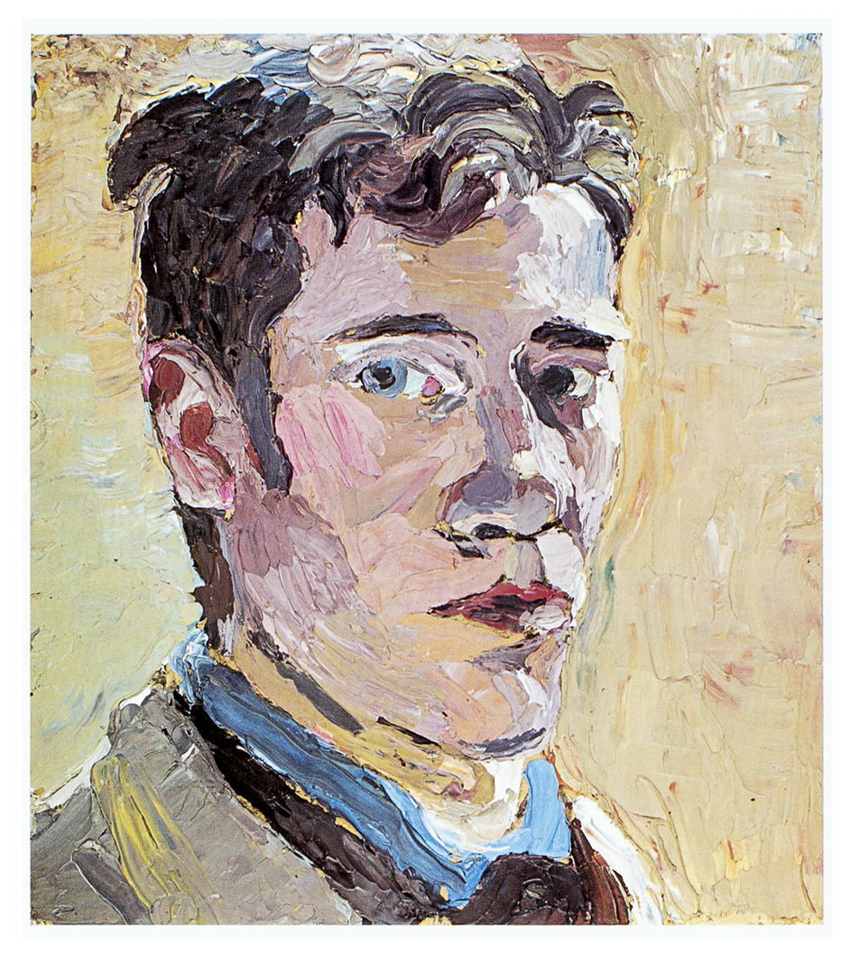 Fritz Griebel: Selbstporträt 1924, Öl auf Karton, 27,5 × 28,5 cm Leihgabe: Stadtmuseum Amberg